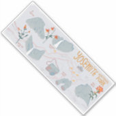 Yosemite National Park California Illustrated Map Sticker (Voorkant)