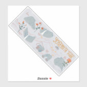 Yosemite National Park California Illustrated Map Sticker (Vel)