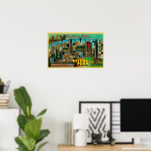 Yosemite National Park, California - Large Lette Poster (Thuiskantoor)