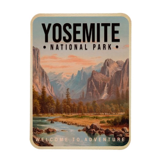 Yosemite National Park California  Magneet (Verticaal)