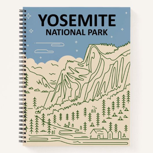 Yosemite National Park California Notitieboek (Voorkant)