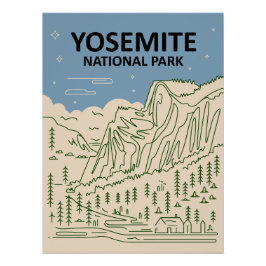 Yosemite National Park California Perfect Poster