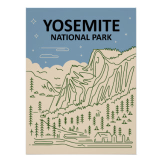 Yosemite National Park California Perfect Poster