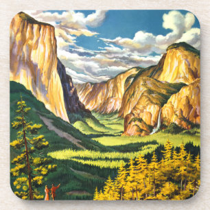 Yosemite National Park California Reis Kunst Bier Onderzetter