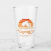 Yosemite National Park California Retro  Glas (Voorkant)