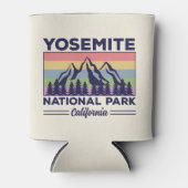 Yosemite National Park California Retro Hiking Blikjeskoeler (Voorkant)