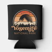 Yosemite National Park California Retro Hiking Blikjeskoeler (Achterkant)