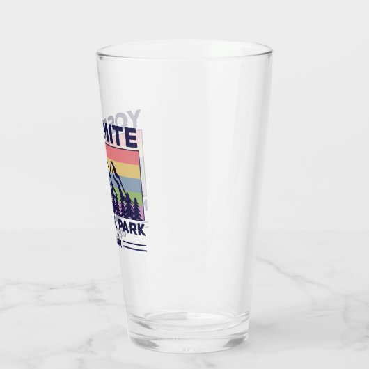 Yosemite National Park California Retro Hiking Glas (Links)