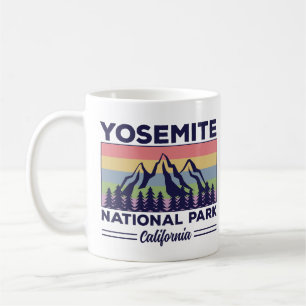 Yosemite National Park California Retro Hiking Koffiemok