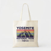 Yosemite National Park California Retro Hiking Tote Bag (Voorkant)