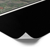 Yosemite National Park California Satellite Map Poster (Hoek)