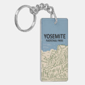 Yosemite National Park California Sleutelhanger (Voorkant Links)