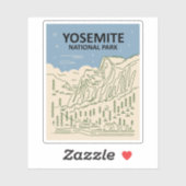 Yosemite National Park California Sticker (Vel)