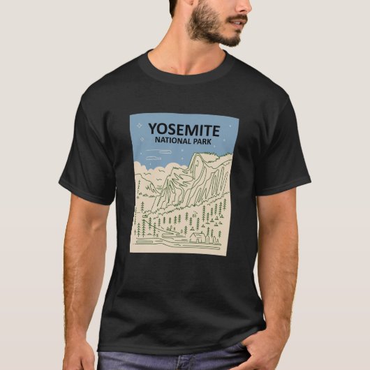 Yosemite National Park California T-shirt (Voorkant)