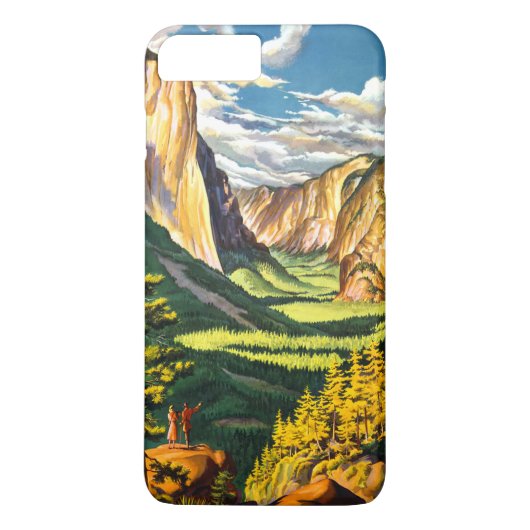 Yosemite National Park California Travel Art Case-Mate iPhone Case (Achterkant)
