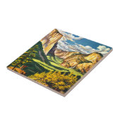 Yosemite National Park California Travel Art Tegeltje (Zijkant)
