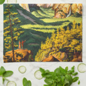 Yosemite National Park California Travel Art Theedoek (Gevouwen)