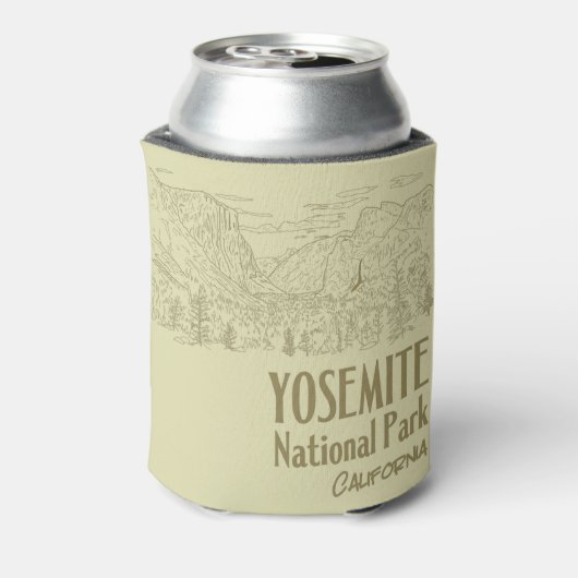 Yosemite National Park California Tunnel Uitzicht Blikjeskoeler (Blikje Achterkant)