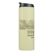 Yosemite National Park California Tunnel Uitzicht Thermosbeker (Geroteerd rechts)