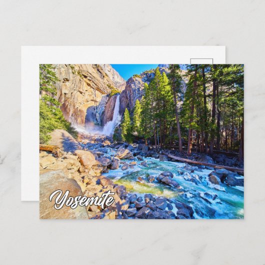 Yosemite National Park, California, Verenigde Stat Briefkaart (Voorkant / Achterkant)