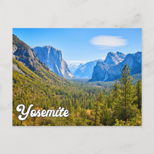 Yosemite National Park, California, Verenigde Stat Briefkaart