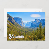 Yosemite National Park, California, Verenigde Stat Briefkaart (Voorkant / Achterkant)