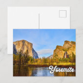 Yosemite National Park, California, Verenigde Stat Briefkaart (Voorkant / Achterkant)
