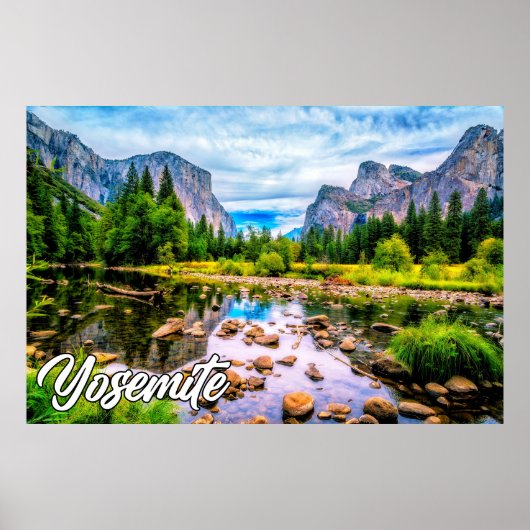 Yosemite National Park, California, Verenigde Stat Poster (Voorkant)