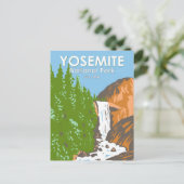 Yosemite National Park California Vernal Herfst Briefkaart (Staand voorkant)