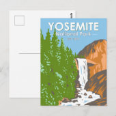 Yosemite National Park California Vernal Herfst Briefkaart (Voorkant / Achterkant)