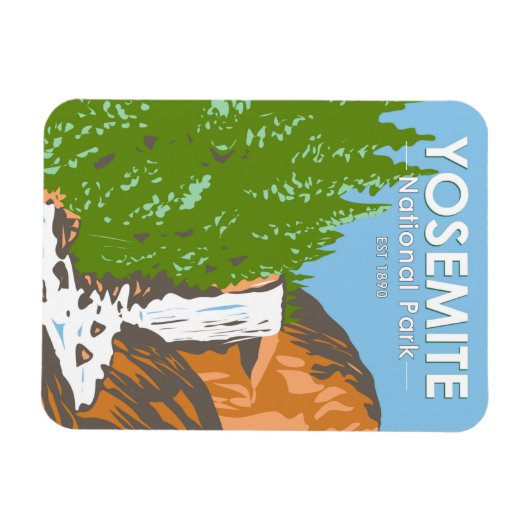 Yosemite National Park California Vernal Herfst Magneet (Horizontaal)