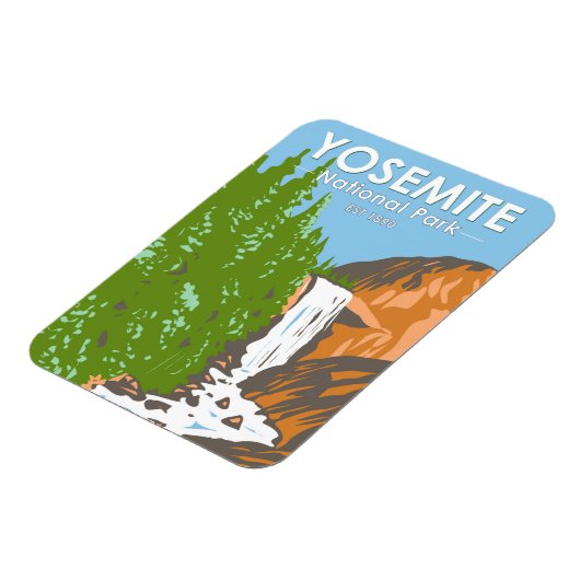 Yosemite National Park California Vernal Herfst Magneet (Linkerzijde)