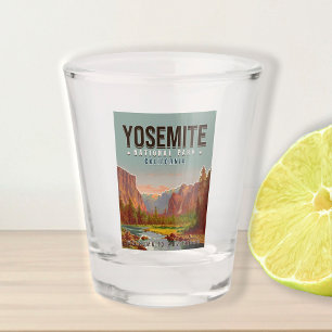 Yosemite National Park California Vintage jaren 60 Shot Glas