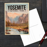 Yosemite National Park California Vintage jaren 80 Briefkaart<br><div class="desc">Yosemite National Park California  Souvenirs. Ben je trots om Yosemite National Park California te bezoeken? Show je vrienden hoeveel je van Mammoth Cave National Park houdt en steun de buitenleefstijl met dit geweldige opvallende ontwerp! Er is geen betere manier op aarde!</div>