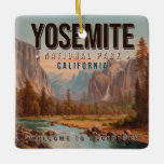 Yosemite National Park California Vintage jaren 80 Keramisch Ornament<br><div class="desc">Yosemite National Park California  Souvenirs. Ben je trots om Yosemite National Park California te bezoeken? Show je vrienden hoeveel je van Mammoth Cave National Park houdt en steun de buitenleefstijl met dit geweldige opvallende ontwerp! Er is geen betere manier op aarde!</div>