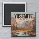 Yosemite National Park California Vintage jaren 80 Magneet<br><div class="desc">Yosemite National Park California  Souvenirs. Ben je trots om Yosemite National Park California te bezoeken? Show je vrienden hoeveel je van Mammoth Cave National Park houdt en steun de buitenleefstijl met dit geweldige opvallende ontwerp! Er is geen betere manier op aarde!</div>