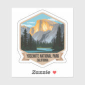 Yosemite National Park California Vintage Travel Sticker (Vel)