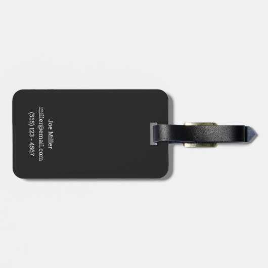 Yosemite National Park California Waterfall Bagagelabel (Achterkant horizontaal)