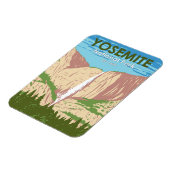 Yosemite National Park California Waterfall Magneet (Linkerzijde)