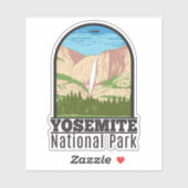 Yosemite National Park California Waterfall Sticker (Vel)