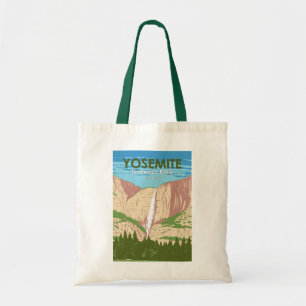 Yosemite National Park California Waterfall Tote Bag