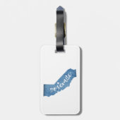 Yosemite National Park California Wood Grain Bagagelabel (Achterkant verticaal)