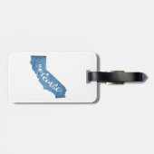 Yosemite National Park California Wood Grain Bagagelabel (Achterkant horizontaal)