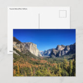 Yosemite National Park, Californië Briefkaart (Voorkant / Achterkant)