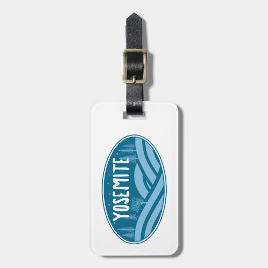 Yosemite National Park Californië Buiten Bagagelabel (Voorkant verticaal)