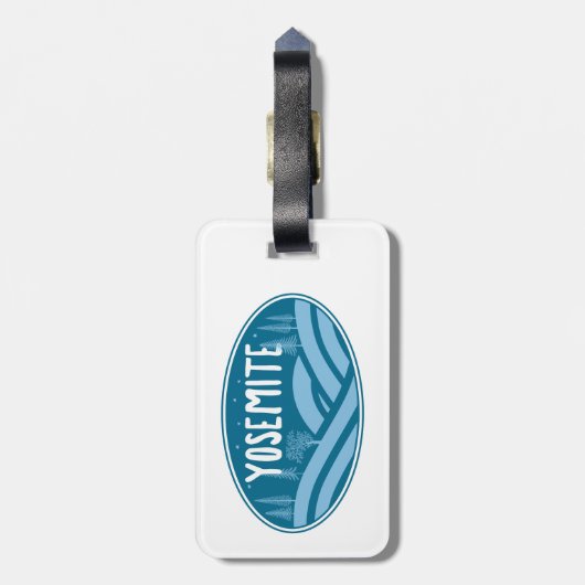 Yosemite National Park Californië Buiten Bagagelabel (Achterkant verticaal)