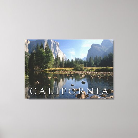 Yosemite National Park | Californië Canvas Afdruk (Voorkant)
