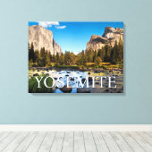 Yosemite National Park, Californië Canvas Afdruk (Insitu (Houten vloer))