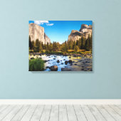 Yosemite National Park, Californië Canvas Afdruk (Insitu (Houten vloer))