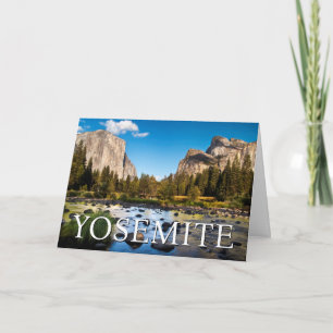 Yosemite National Park, Californië   Dank je Bedankkaart